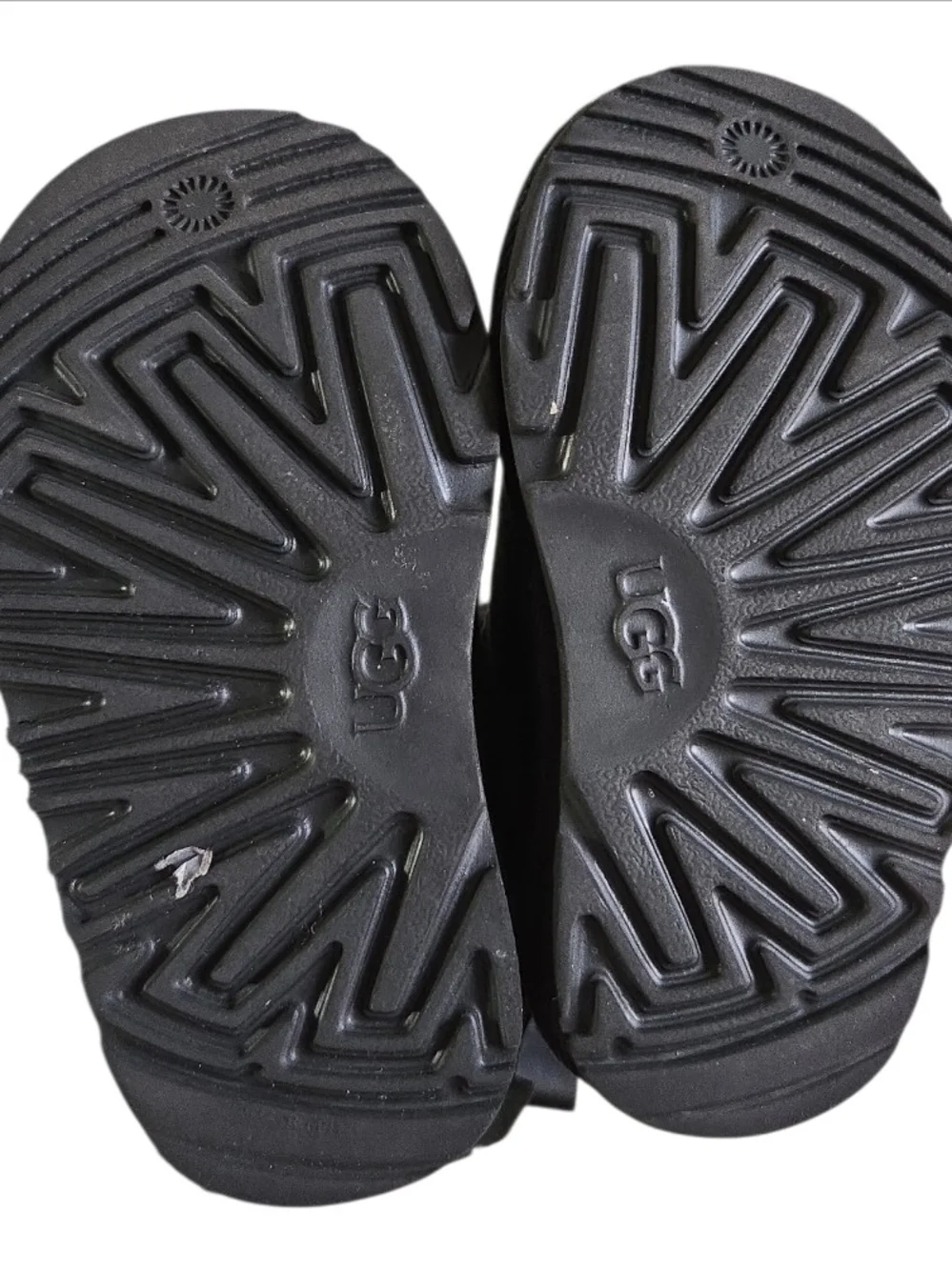 Ugg Bailey Bow II Toddler Girls Black Lace Up Booties, Size US 7